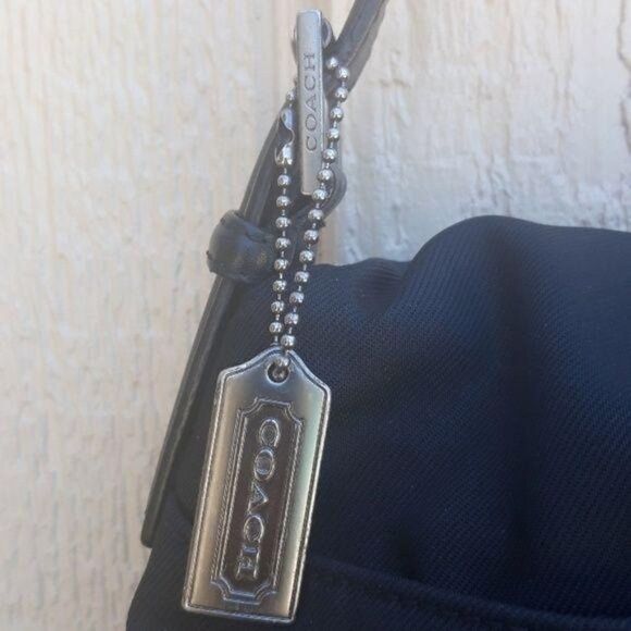 Coach Vintage 90's Mercer Microfiber Purse Crossbody Packable Black - Picture 6 of 11